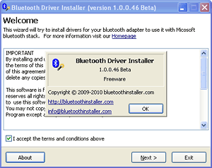 Bluetooth Driver Installer 64-bit (x64) 1.0.0.133